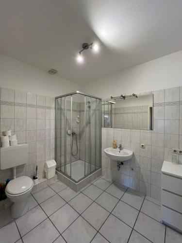 Ένα μπάνιο στο Bett4-you Pinneberg - Prisdorf