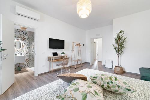 TV a/nebo společenská místnost v ubytování 7Rooms - Lecce Selection