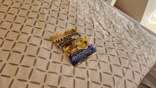 a box of cheetos sitting on top of a table at Holiday Homes Buchholz in Büsum