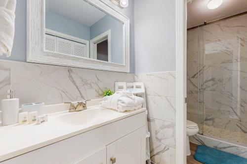 Et badeværelse på Water Street Beauty