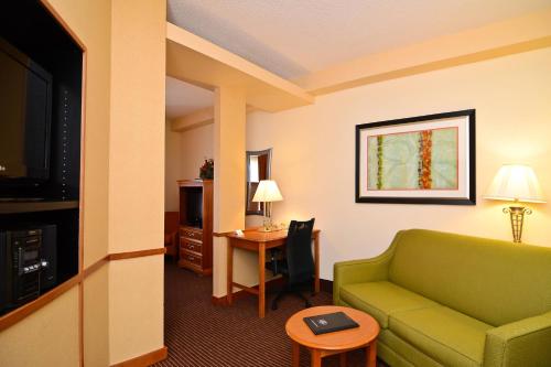 Μια τηλεόραση ή/και κέντρο ψυχαγωγίας στο Fairfield Inn & Suites - Boone