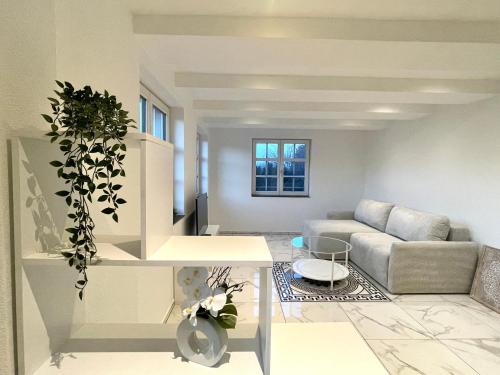 Khu vực ghế ngồi tại Appartement Hörnli Seeliebe