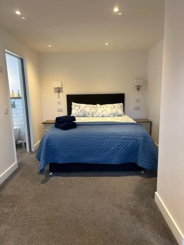 Katil atau katil-katil dalam bilik di Skyelander Apartments