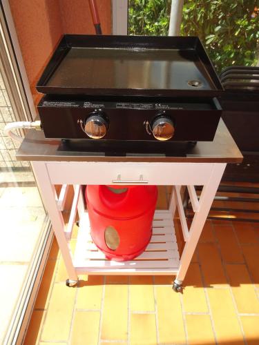 Barcarès F2 cabine, RDC, plage 50 m, 28 m2, 6 personnes