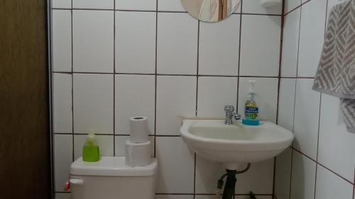 Koupelna v ubytování Casa Rural Arturo