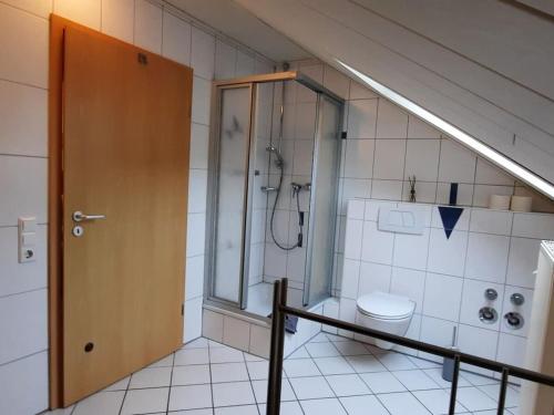 Koupelna v ubytování im Baumgarten Comfortable holiday residence