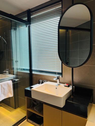 Koupelna v ubytování Citadines Gaoxin Chengdu