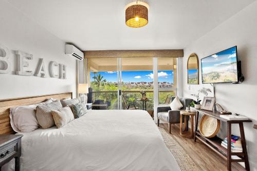 Katil atau katil-katil dalam bilik di Prime Location! Walk to Beach, Shops & Dining!