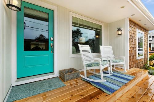 Ein Balkon oder eine Terrasse in der Unterkunft Beach Blessing