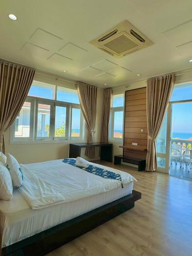 Katil atau katil-katil dalam bilik di Căn Hộ Ocean Vista-Mũi Né-Phan Thiết
