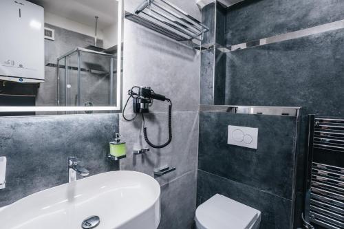 Koupelna v ubytování Apartmány U Doskočilů