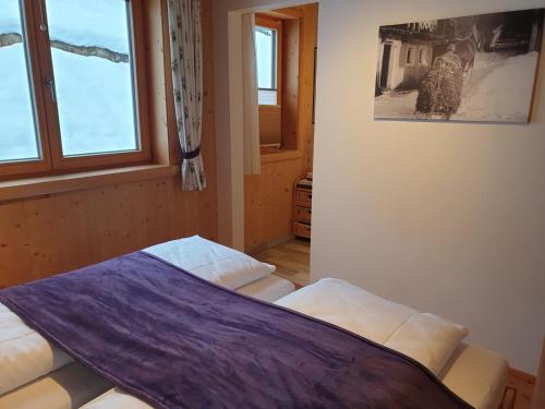 Ένα ή περισσότερα κρεβάτια σε δωμάτιο στο Apartment in Kals near Ski Slopes