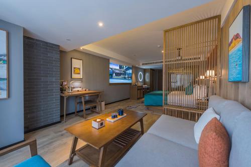 Mehood Lestie, Qingdao Central Business Districtにあるシーティングエリア