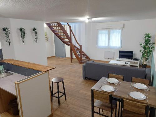 Χώρος καθιστικού στο Cosy 2 - Audincourt centre