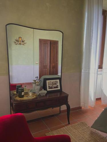 Χώρος καθιστικού στο Casa Etra
