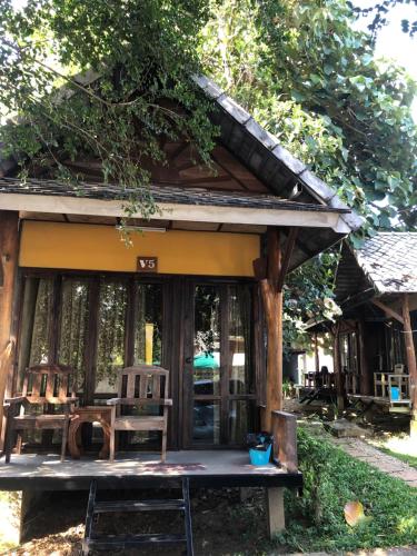 Zahrada ubytování Pai resort pageryaw