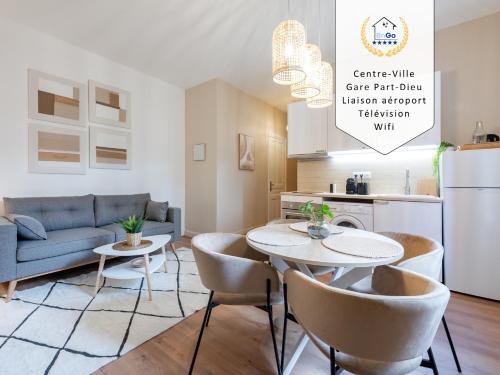 BnGo I Luxe & Confort I Gare PartDieu, 2 personnes, Aéroport, Rhone-Express