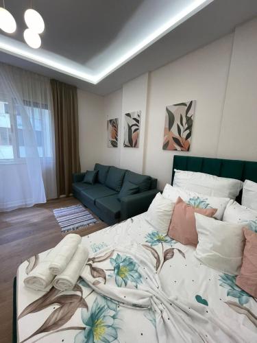 Llit o llits en una habitació de ApartAgnes
