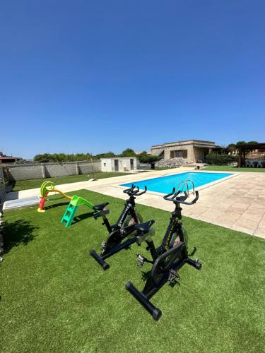 Γυμναστήριο ή/και όργανα γυμναστικής στο Villa Perilli - Luxury Stay con piscina privata