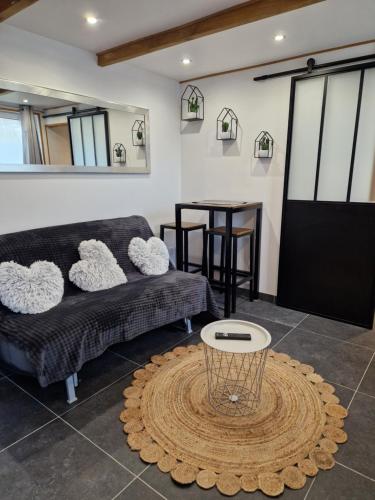 Studio à 200m de la plage avec parking gratuit et terrasse