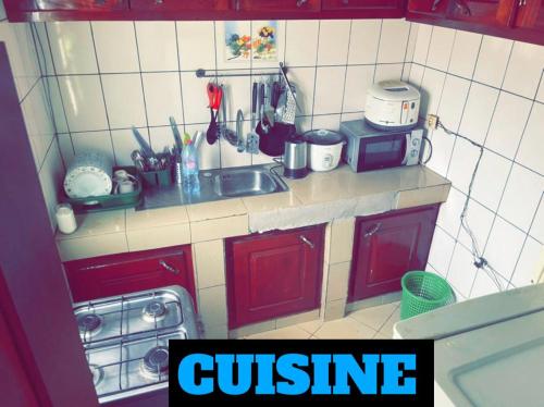 Dapur atau dapur kecil di UFF House