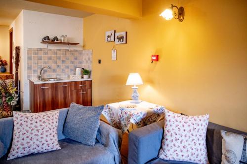 Posezení v ubytování Arktouros Hotel