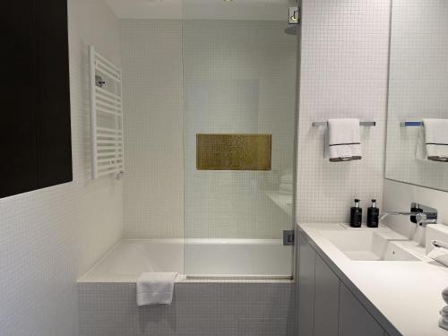 Kúpeľňa v ubytovaní Skyline City Loft