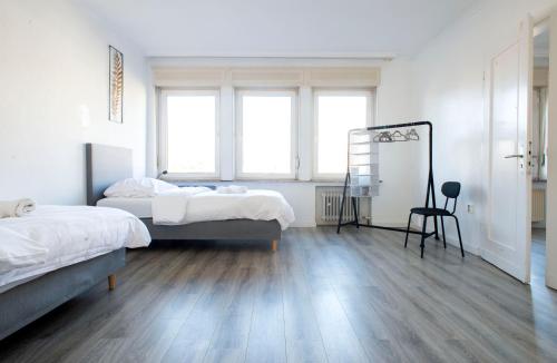 Una cama o camas en una habitación de Worker Apartment in Rheine