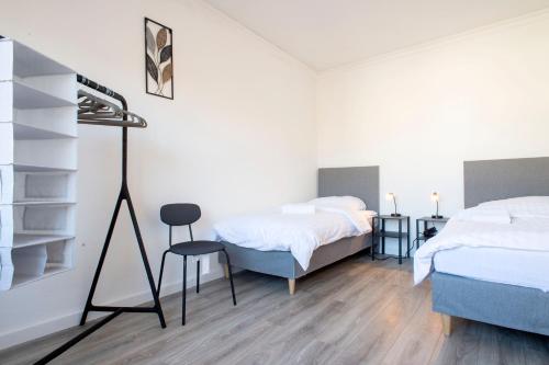 Una cama o camas en una habitación de Worker Apartment in Rheine