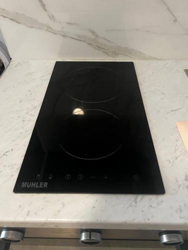 a tablet computer sitting on top of a counter at Sea and Cinema in Loutraki