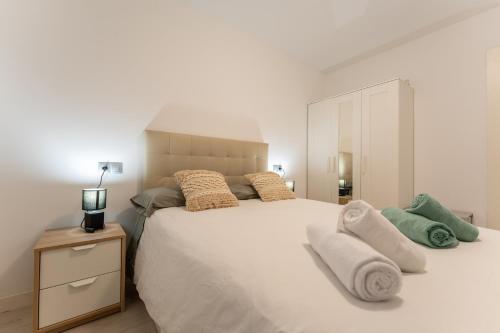 Postel nebo postele na pokoji v ubytování el rincon de tetuan