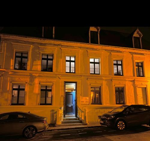 El edificio en el que está la casa de huéspedes