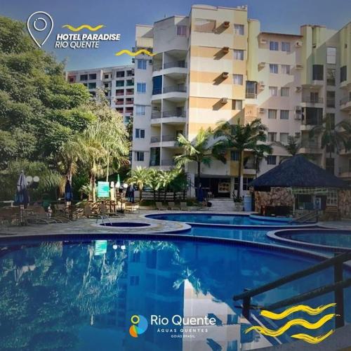 a swimming pool at the hotel paradise sigiriya at Rio Quente Thermas Paradise in Rio Quente