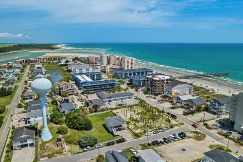 an aerial view of a city next to the ocean at Sea Cabin 118 - Oceanfront in Myrtle Beach