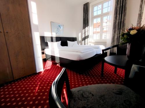 Katil atau katil-katil dalam bilik di Hotel Schwert