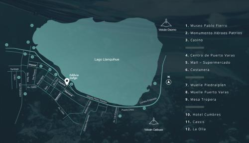 Fotografie z fotogalerie ubytování Dpto costero vista al lago, piscina y jacuzzi v destinaci Puerto Varas