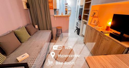 Hypercenter - Bike Room - Quiet & central !