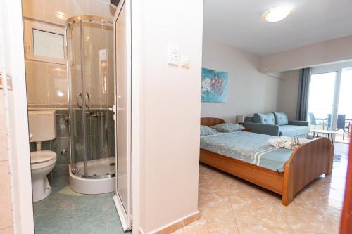 Koupelna v ubytování Apartments Posejdon