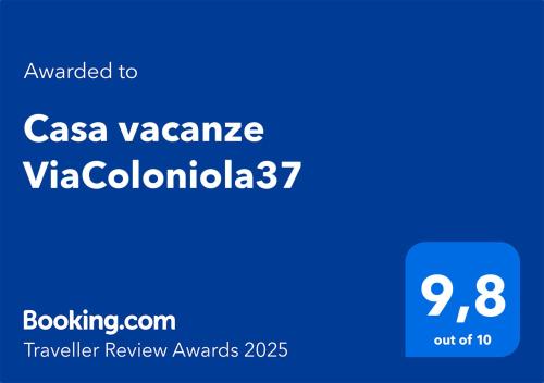 Casa vacanze ViaColoniola37