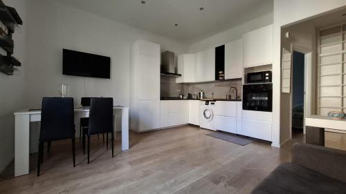 Kuchyň nebo kuchyňský kout v ubytování Casetta Garbatella