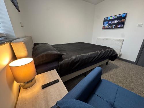 Posezení v ubytování Gate Lodge - Private En-suite rooms, Kings Lynn, central location