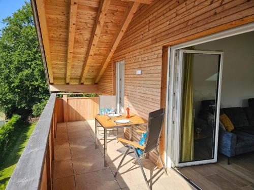 Μπαλκόνι ή βεράντα στο Ferienwohnung Tegernsee Stern Bei Rottach Egern