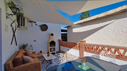 Χώρος καθιστικού στο Casa Número 4