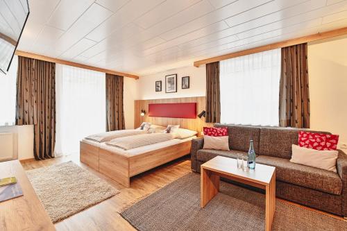 Posezení v ubytování Haus Flexen rooms & apartments