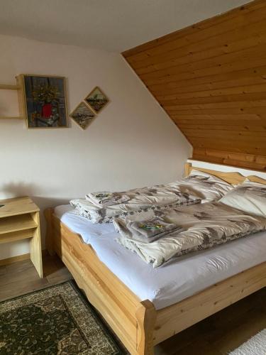 Postel nebo postele na pokoji v ubytování PRIVAT MARIANNA