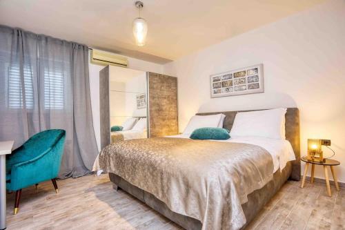 Ένα ή περισσότερα κρεβάτια σε δωμάτιο στο Luxury apartment Life