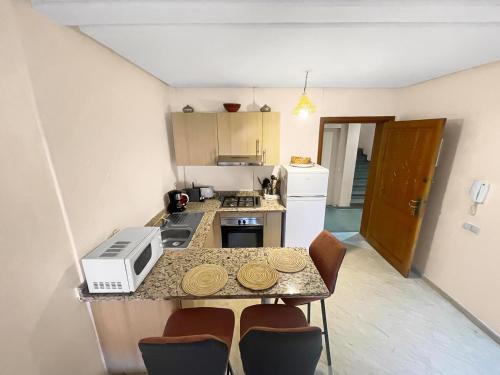 Η κουζίνα ή μικρή κουζίνα στο Résidence Jasmin 2 Marrakech Gueliz