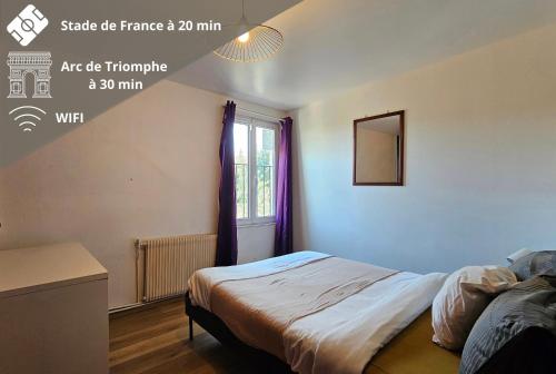 Chambre privée dans logement partagé, L'Hibiscus Paris & Stade de France