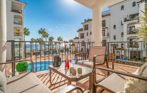 Μπαλκόνι ή βεράντα στο 2 Bedroom Lovely Apartment In Manilva