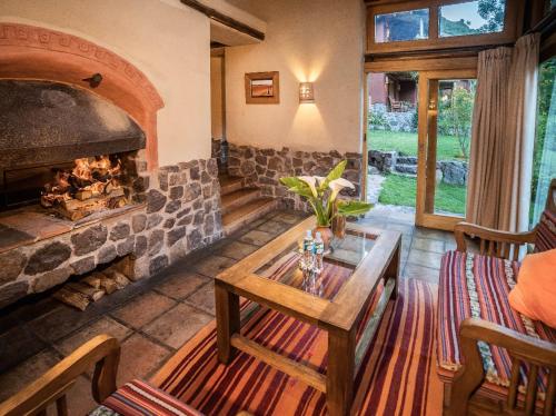 Posezení v ubytování Sacred Dreams Lodge